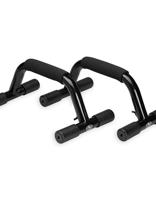 Load image into Gallery viewer, Push-Up Bars, Pair, Sturdy Push-Up Stands, Black
