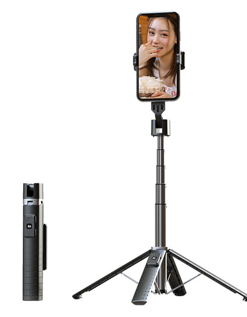 Load image into Gallery viewer, Quadrupod Double Fill Light Mobile Phone Bluetooth-compatible Selfie Stick
