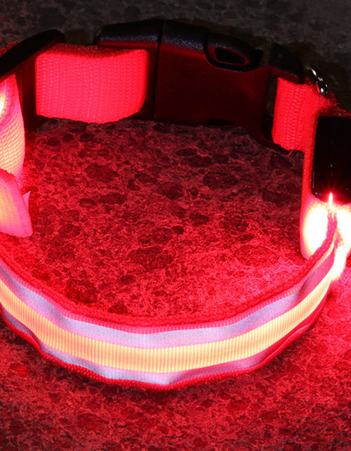 Load image into Gallery viewer, Anti-lost Led Luminous Dog Collar Pet Supplies
