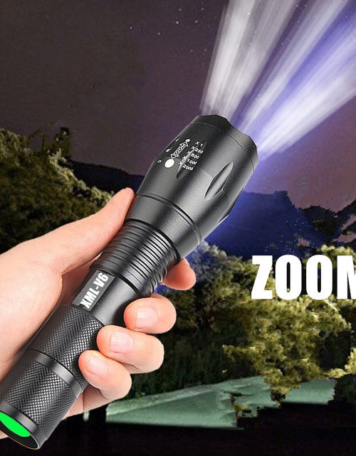 Load image into Gallery viewer, Portable Mini Flashlight LED ZOOM Torch Hunting Zoomable Flashlight Torch Light
