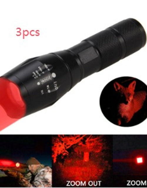 Load image into Gallery viewer, Portable Mini Flashlight LED ZOOM Torch Hunting Zoomable Flashlight Torch Light

