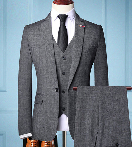 Three-piece suit for men