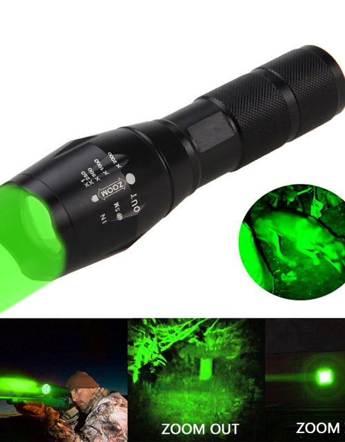 Load image into Gallery viewer, Portable Mini Flashlight LED ZOOM Torch Hunting Zoomable Flashlight Torch Light
