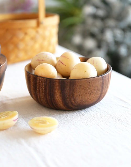 Load image into Gallery viewer, Kitchen Natural Wooden Bowl Household Fruit Bowl Salad Bowl For Home Restaurant Food Container Wooden Utensils Note The Size Hot
