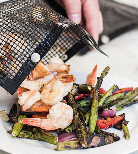 Reusable BBQ Grill Mesh Bag Non-stick Barbecue Baking Isolation Pad Outdoor Picnic Camping BBQ Kitchen Tools