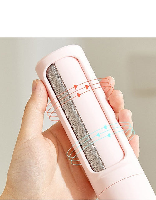 Load image into Gallery viewer, 2-1 Reusable Pet Hair Remover Brush Lint Roller Portable Effective Self Cleaning Tool for Cat Dog Fur Hair Dust Removal Brush
