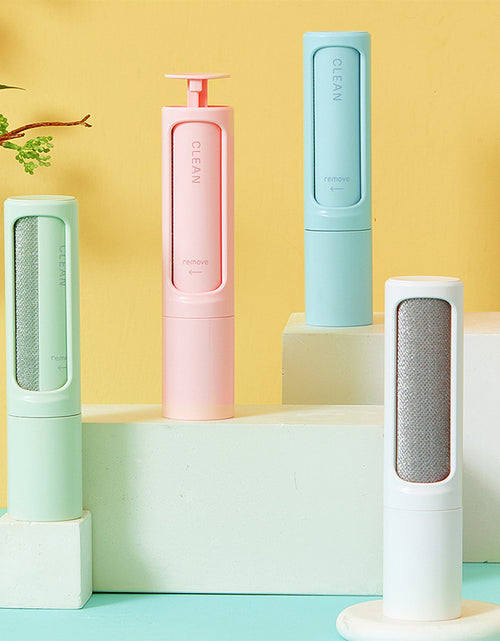 Load image into Gallery viewer, 2-1 Reusable Pet Hair Remover Brush Lint Roller Portable Effective Self Cleaning Tool for Cat Dog Fur Hair Dust Removal Brush
