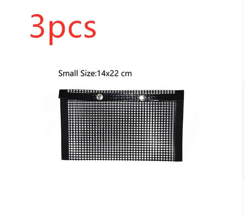 Load image into Gallery viewer, Reusable BBQ Grill Mesh Bag Non-stick Barbecue Baking Isolation Pad Outdoor Picnic Camping BBQ Kitchen Tools
