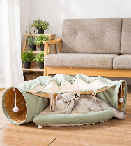 Collapsible Cat Tunnel Durable Washable Collapsible
