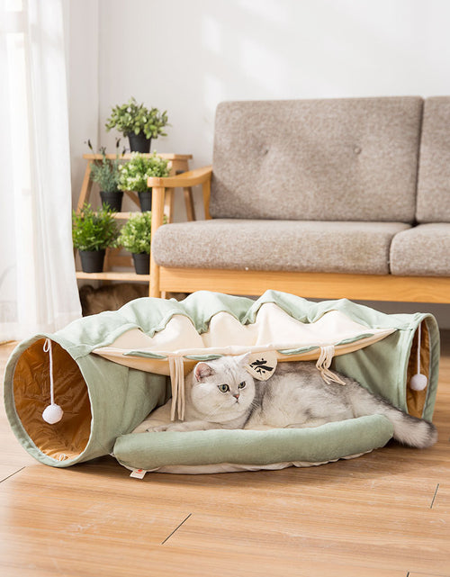 Load image into Gallery viewer, Collapsible Cat Tunnel Durable Washable Collapsible
