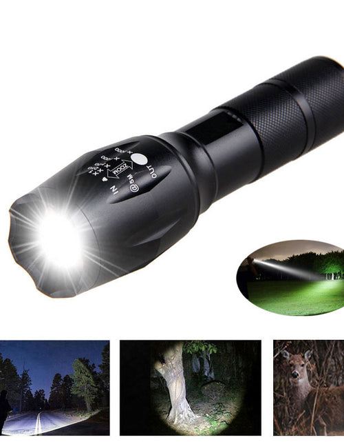 Load image into Gallery viewer, Portable Mini Flashlight LED ZOOM Torch Hunting Zoomable Flashlight Torch Light

