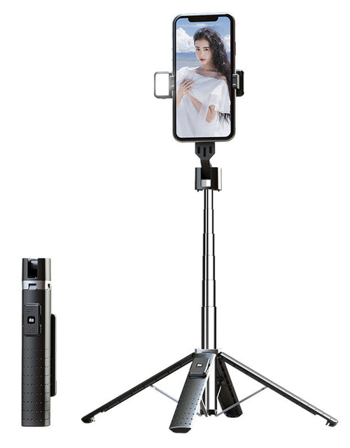 Load image into Gallery viewer, Quadrupod Double Fill Light Mobile Phone Bluetooth-compatible Selfie Stick
