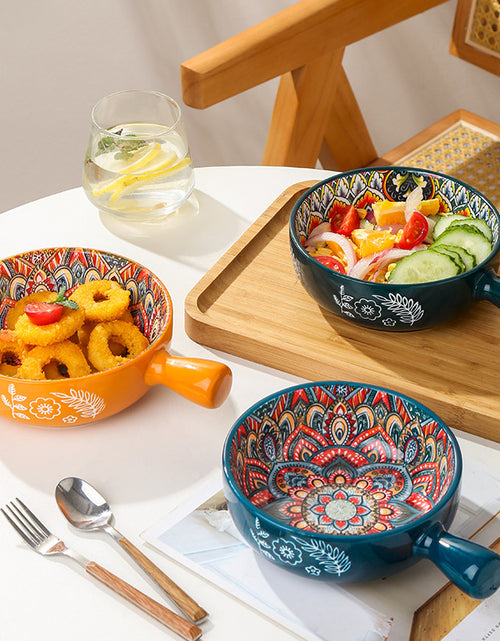 Load image into Gallery viewer, Glazed Salad Bowl Dessert Bowl Household
