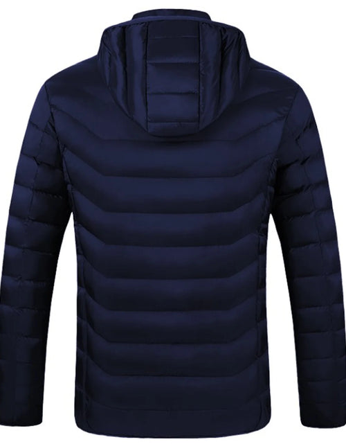 Load image into Gallery viewer, Winter Clearance 2024!  Heated Jacket for Men Women, Electric Heating Coat, 19 Heating Zones, Long Sleeve Hooded Zip Winter Heated Vest Windproof Outerwear(Battery Not Included)
