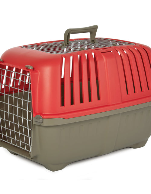 Load image into Gallery viewer, Spree Hard-Sided Pet Carrier, 24-Inch Spree, Green, 2-Door Top Load
