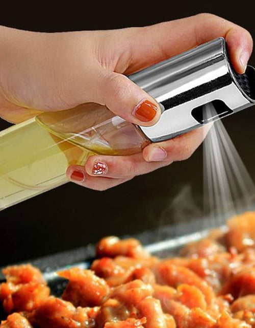 Load image into Gallery viewer, BBQ Healthy Kitchen Cooking Oil Vinegar Spray Bottle Push Type Oil Spray BottlePump Oil Tank Leakproof BBQ Sprayer BBQ Tools Kitchen Gadgets
