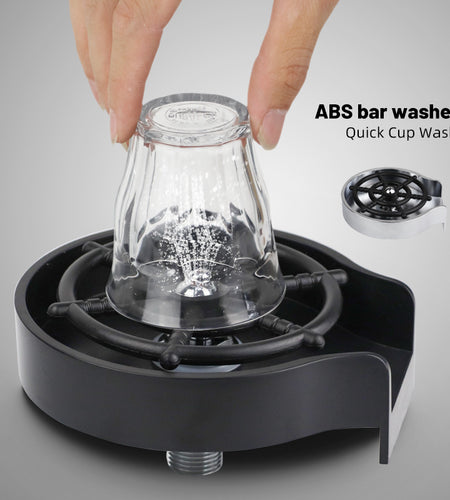 Bar Counter Cup Washer Sink High-pressure Spray Automatic Faucet Coffee Pitcher Wash Cup Tool Kitchen