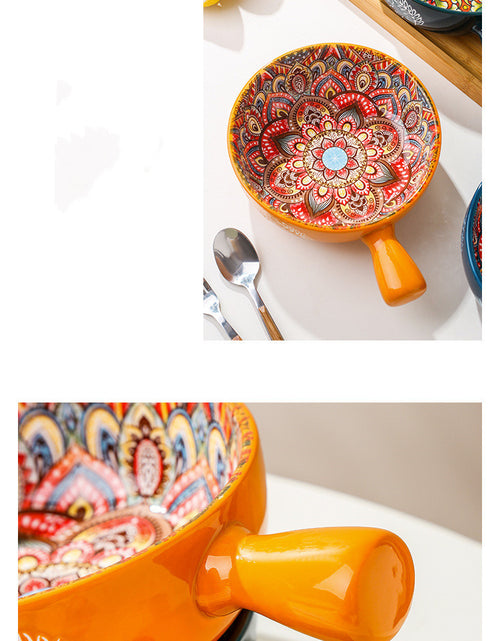 Load image into Gallery viewer, Glazed Salad Bowl Dessert Bowl Household
