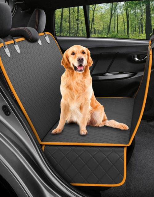 Load image into Gallery viewer, Dog Car Seat Cover View Mesh Pet Carrier Hammock Safety Protector Car Rear Back Seat Mat With Zipper And Pocket For Travel
