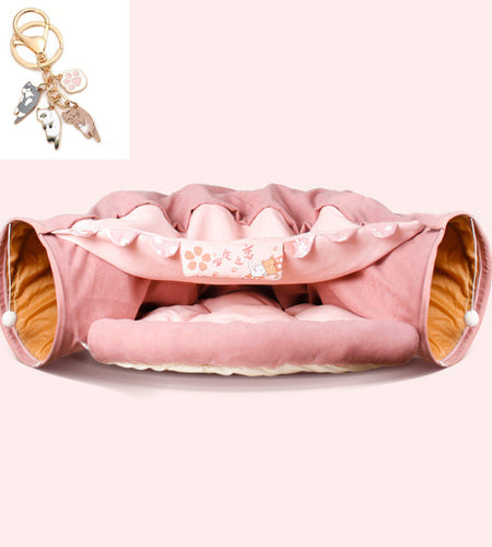 Collapsible Cat Tunnel Durable Washable Collapsible