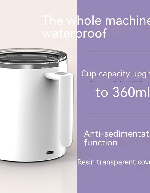 Load image into Gallery viewer, Portable Smart Magnetic Automatic Mixing Coffee Cup Rechargeable Rotating Home Office Travel Stirring Cup

