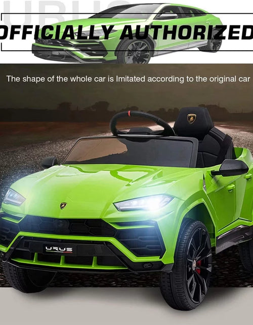 Load image into Gallery viewer, Lamborghini Urus 12V Electric Powered Ride on Car Toys for Girls Boys, Red Kids Electric Vehicles Ride on Toys with Remote Control, Foot Pedal, MP3 Player and LED Headlights, CL61
