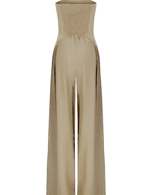 Load image into Gallery viewer, Loose Tube-top Jumpsuit Ins Fashion Backless Wide Leg Long Pants Overalls Women&#39;s Clothing
