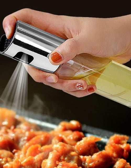 Load image into Gallery viewer, BBQ Healthy Kitchen Cooking Oil Vinegar Spray Bottle Push Type Oil Spray BottlePump Oil Tank Leakproof BBQ Sprayer BBQ Tools Kitchen Gadgets
