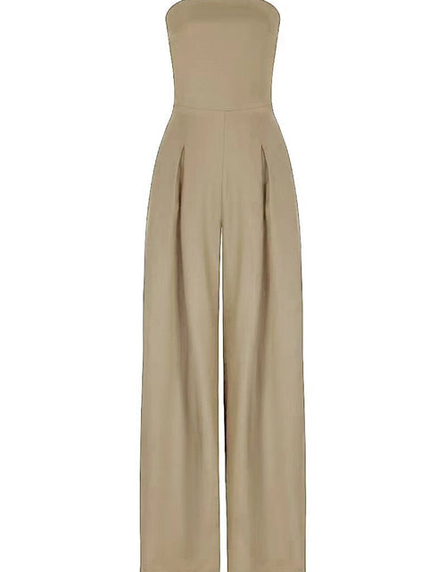 Load image into Gallery viewer, Loose Tube-top Jumpsuit Ins Fashion Backless Wide Leg Long Pants Overalls Women&#39;s Clothing
