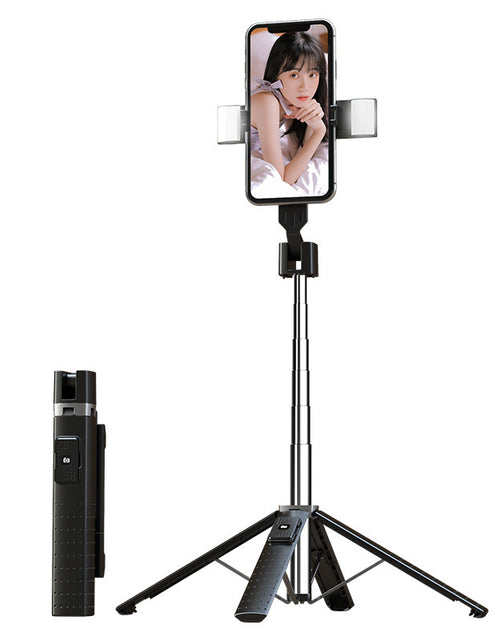 Load image into Gallery viewer, Quadrupod Double Fill Light Mobile Phone Bluetooth-compatible Selfie Stick
