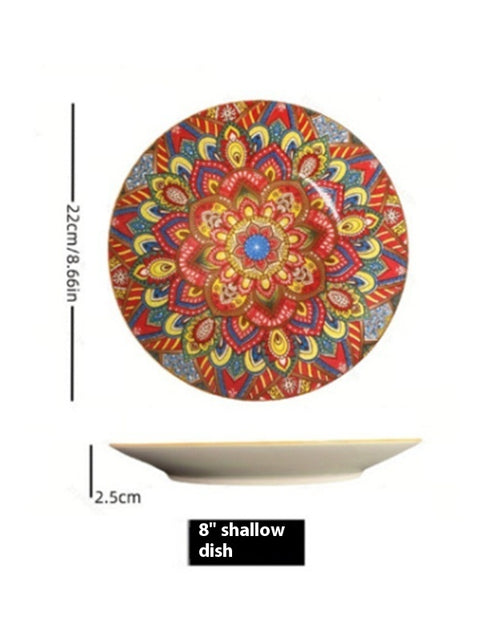 Load image into Gallery viewer, Dishes Suit Vintage Underglaze Household Bowls And Dishes
