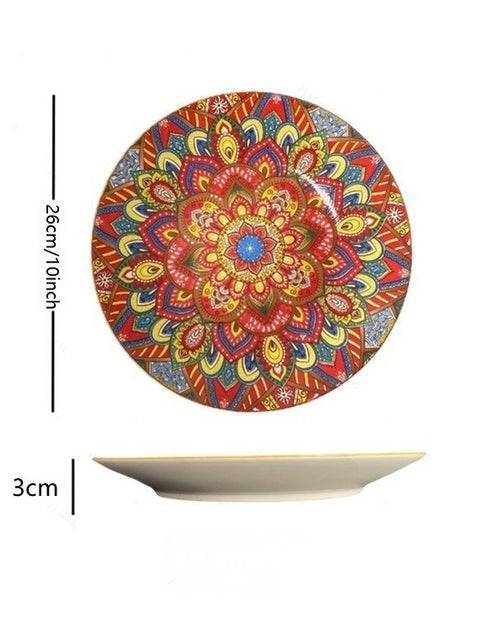 Load image into Gallery viewer, Dishes Suit Vintage Underglaze Household Bowls And Dishes
