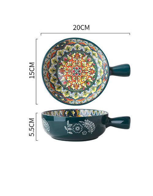 Load image into Gallery viewer, Glazed Salad Bowl Dessert Bowl Household

