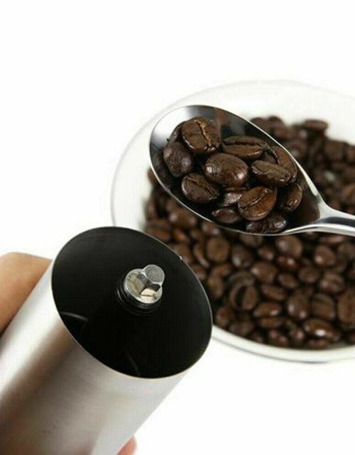 Load image into Gallery viewer, Hand Crank Pepper Conical Burr Grinder Coffee Beans Mill Muller Stainless Steel
