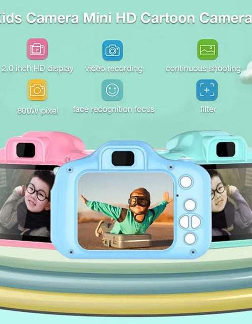 Load image into Gallery viewer, X2 Children Mini Digital Camera Can Take Pictures HD Video Small Camera Photography Children Birthday Gift Kids Toys for Kids
