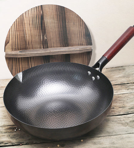Iron Pan Traditional Iron Wok Handmade