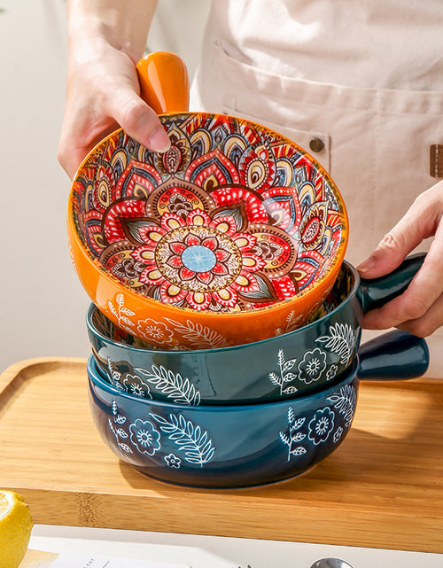 Load image into Gallery viewer, Glazed Salad Bowl Dessert Bowl Household
