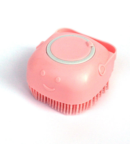 Silicone Dog Bath Massage Gloves Brush Pet Cat Bathroom Cleaning Tool Comb Brush For Dog Can Pour Shampoo Dog Grooming Supplies