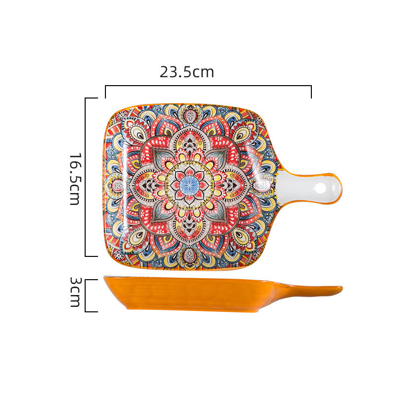 Dishes Suit Vintage Underglaze Household Bowls And Dishes