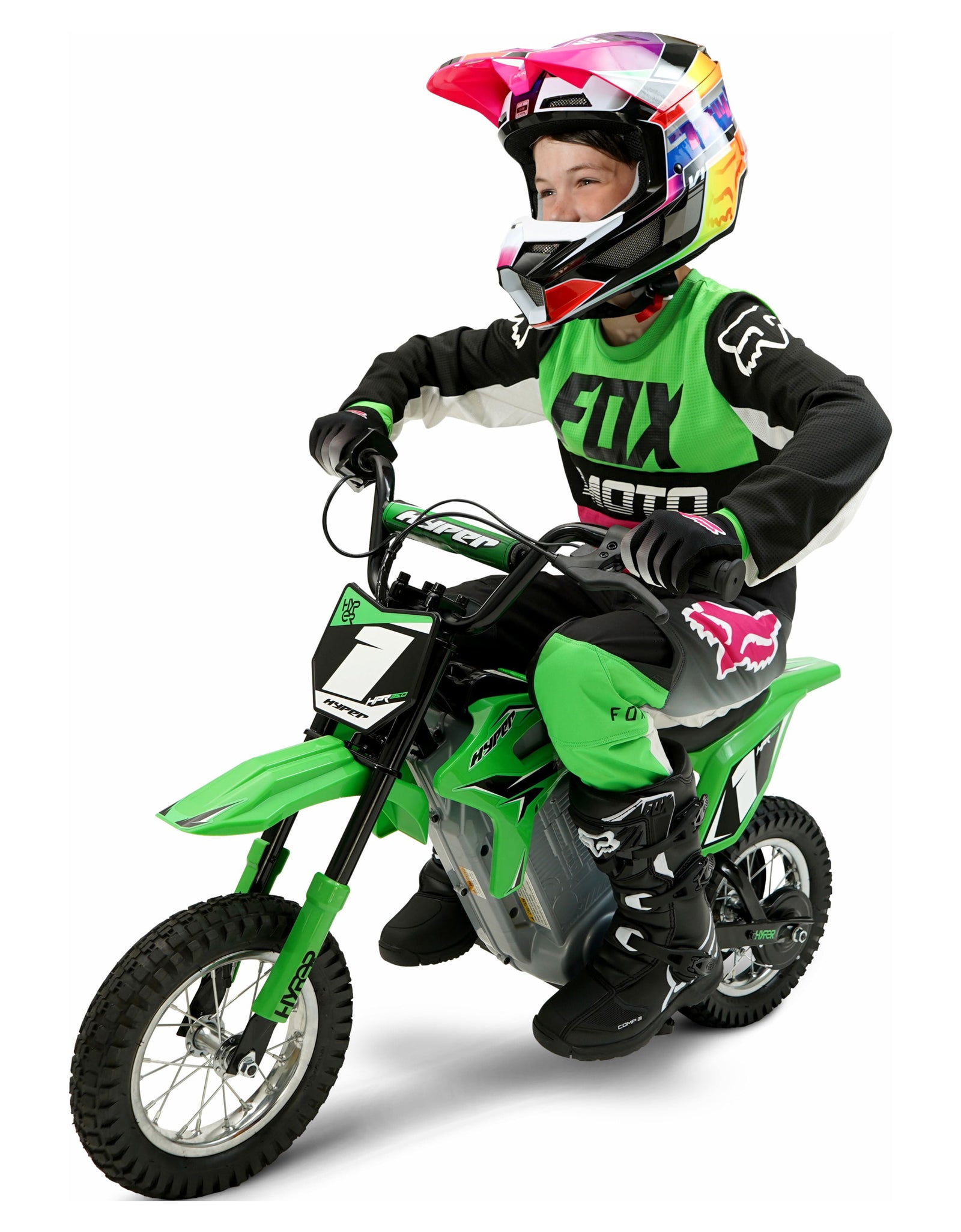 HPR 350 Dirt Bike 24 Volt Electric Motorcycle in Green