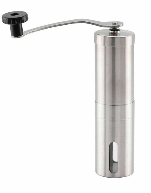 Load image into Gallery viewer, Hand Crank Pepper Conical Burr Grinder Coffee Beans Mill Muller Stainless Steel
