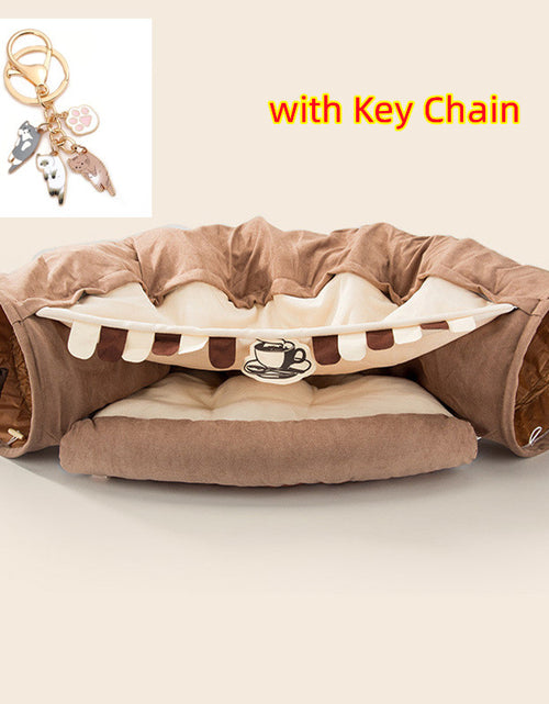 Load image into Gallery viewer, Collapsible Cat Tunnel Durable Washable Collapsible
