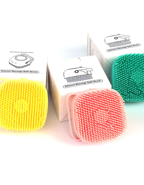 Load image into Gallery viewer, Silicone Dog Bath Massage Gloves Brush Pet Cat Bathroom Cleaning Tool Comb Brush For Dog Can Pour Shampoo Dog Grooming Supplies
