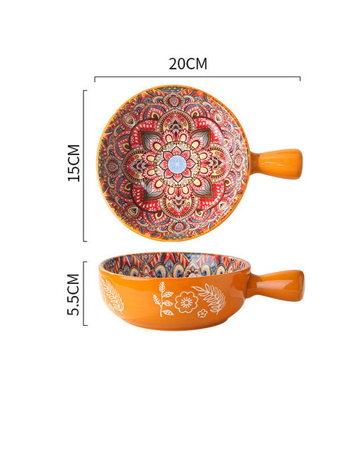 Load image into Gallery viewer, Glazed Salad Bowl Dessert Bowl Household
