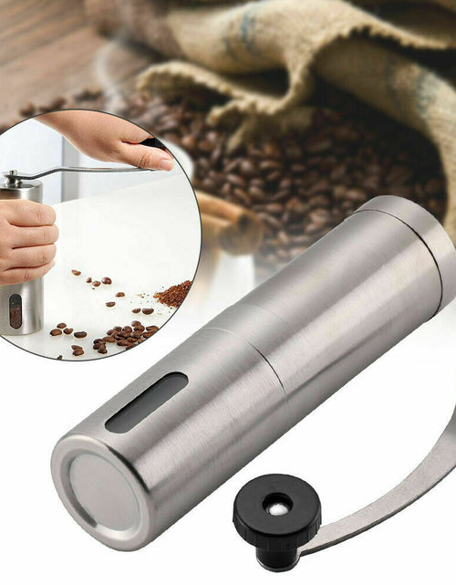Load image into Gallery viewer, Hand Crank Pepper Conical Burr Grinder Coffee Beans Mill Muller Stainless Steel
