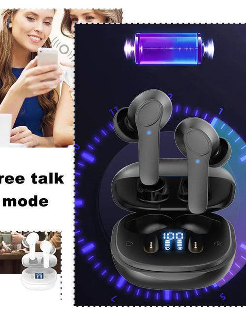 Load image into Gallery viewer, Translator Earbuds 144 Languages APP Real-Time Translator Earphones Smart Voice Translator Earbuds Wireless Translation Headset
