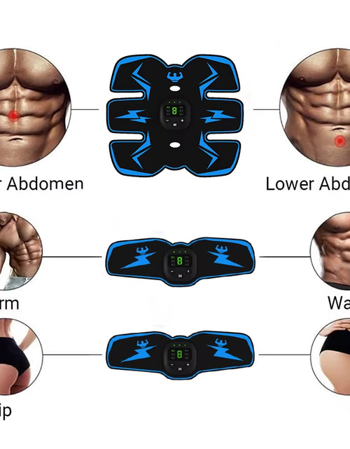 Load image into Gallery viewer, USB Rechargable EMS Muscle Stimulator Electric Massage Therapy Pain Relief Weight Loss Meridianfull Body Massager Fitness
