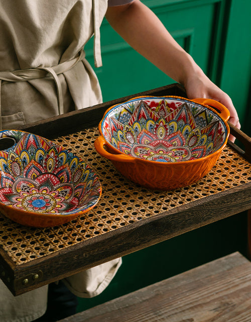 Load image into Gallery viewer, Dishes Suit Vintage Underglaze Household Bowls And Dishes
