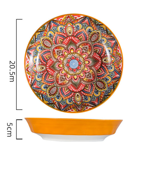 Load image into Gallery viewer, Dishes Suit Vintage Underglaze Household Bowls And Dishes
