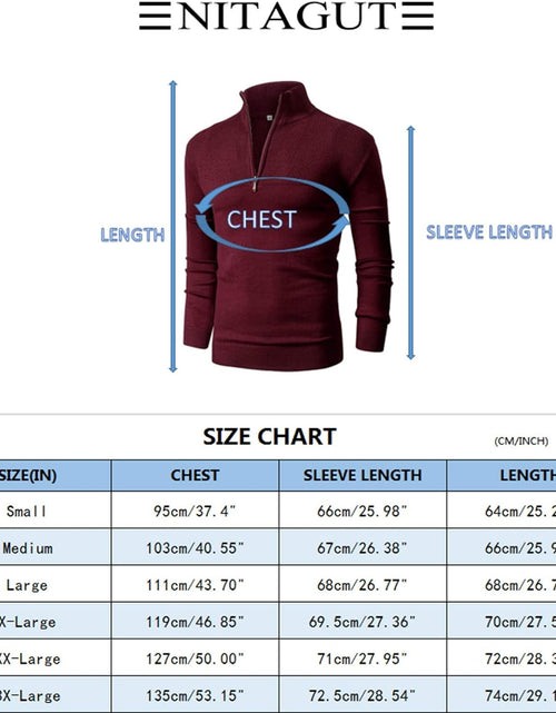 Load image into Gallery viewer, Mens Slim Fit Zip up Mock Neck Polo Sweater Casual Long Sleeve Sweater and Pullover Sweaters with Ribbing Edge
